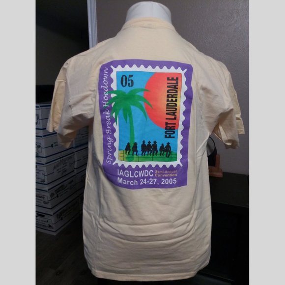 XL Collectible LGBT Country Western, Cowboy Dance Event T-shirt IAGLCWDC Hoedown - Picture 2 of 5
